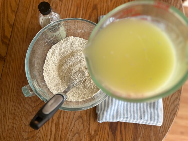 adding whey to pancake mix